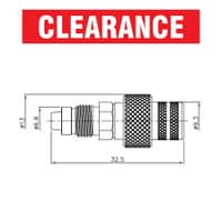 Pulse FME Straight Female Connector